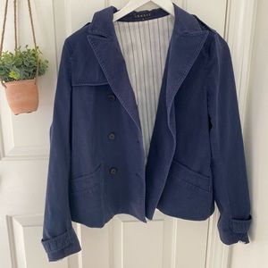 Theory Navy Jacket Sz M